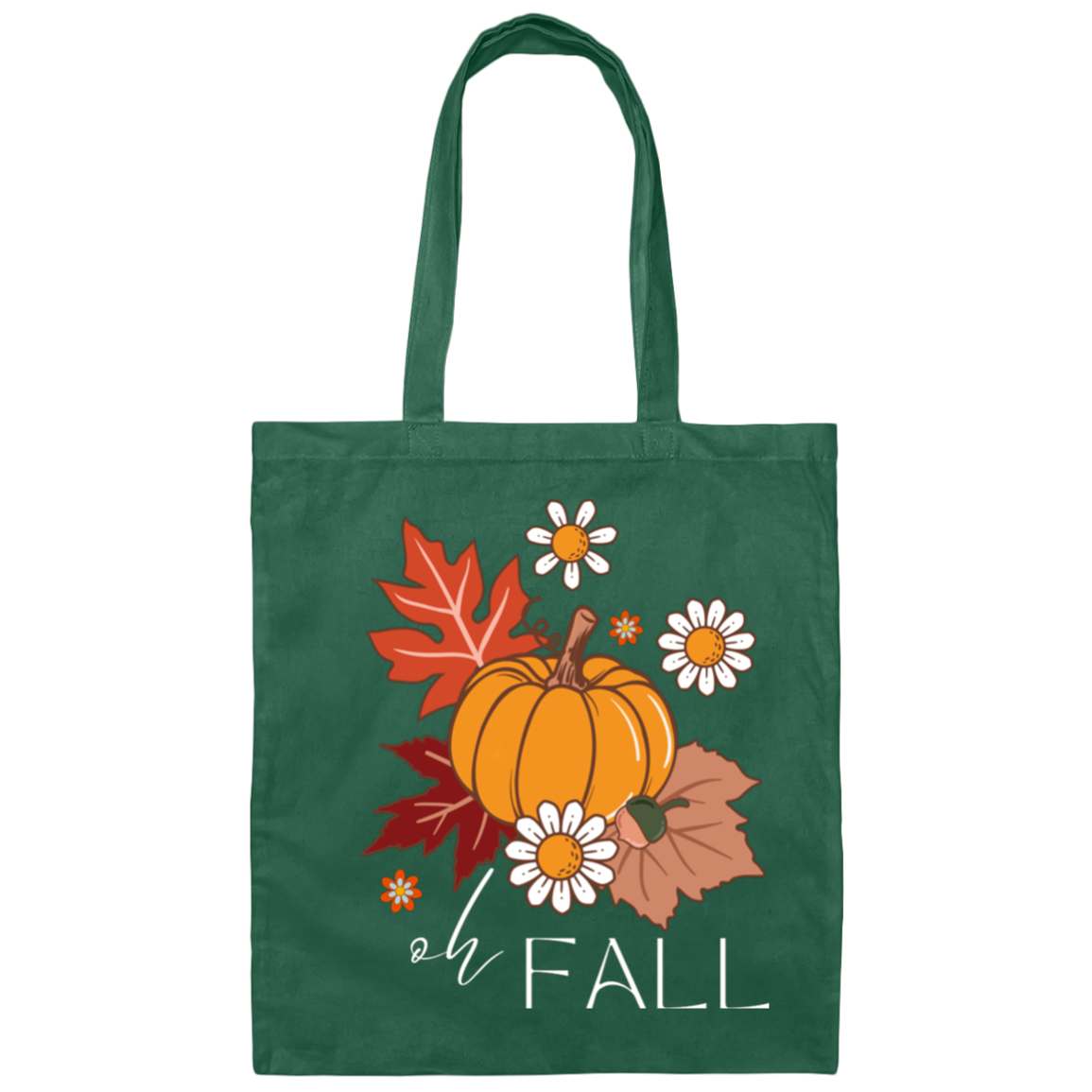 Oh Fall Canvas Tote Bag