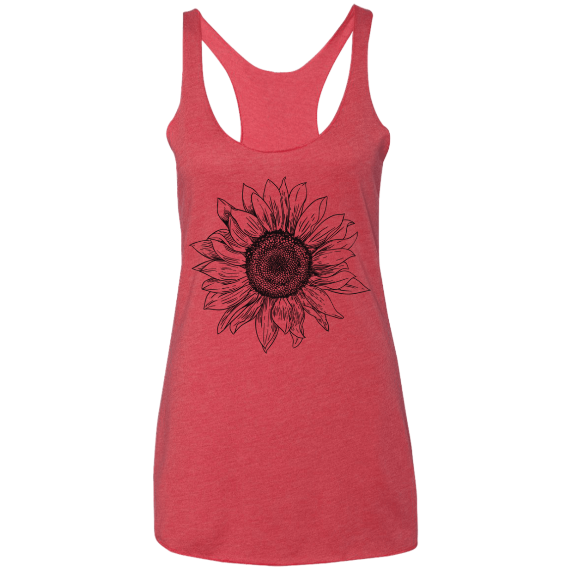 Sunflower Ladies' Triblend Racerback Tank
