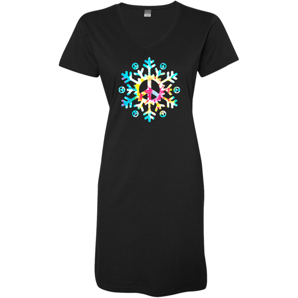 Snowflake Ladies' V-Neck Fine Jersey Cover-Up