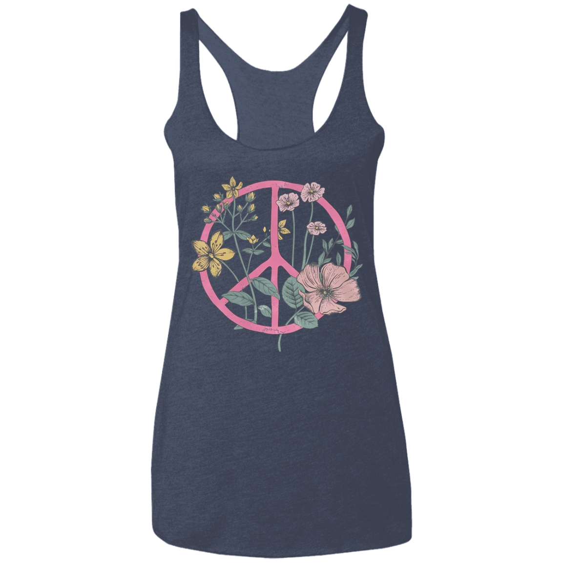Hippie Circle Flower Tank