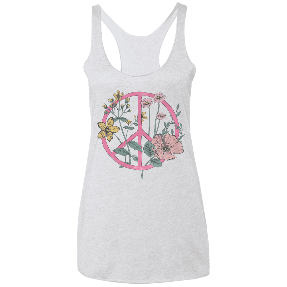 Hippie Circle Flower Tank