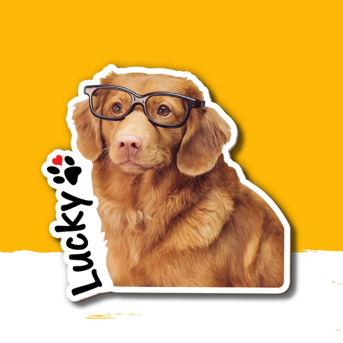 Personalized Picture Magnets Fridge - Dog Magnet