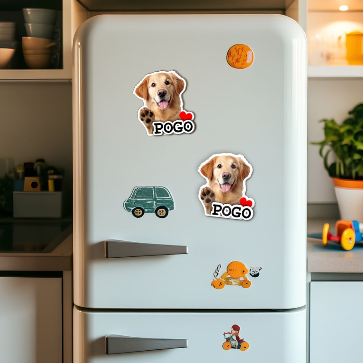 Personalized Picture Magnets Fridge - Dog Magnet