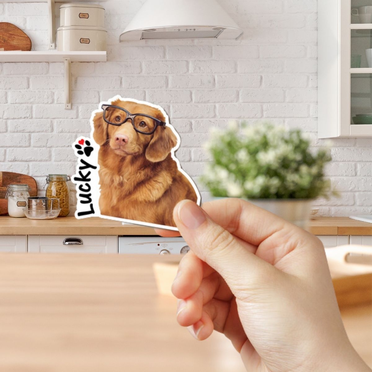 Personalized Picture Magnets Fridge - Dog Magnet