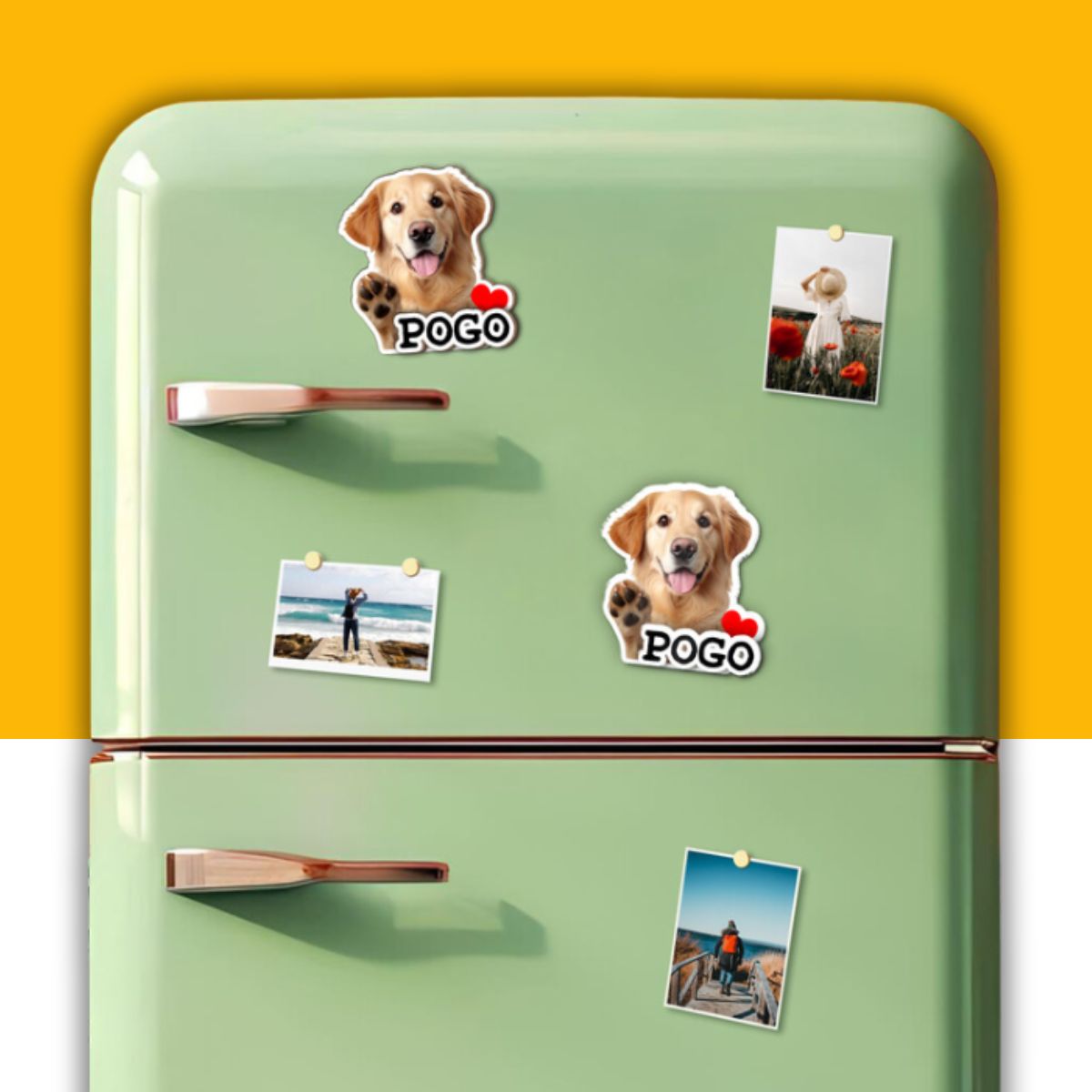 Personalized Picture Magnets Fridge - Dog Magnet
