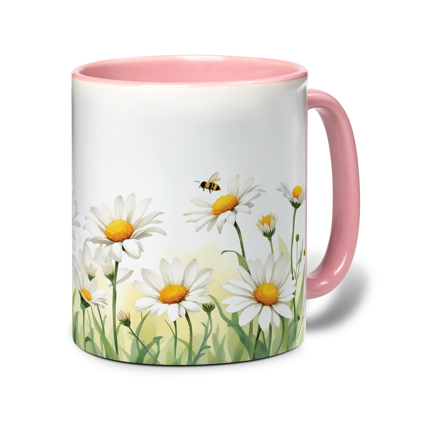 Personalized Floral Mug