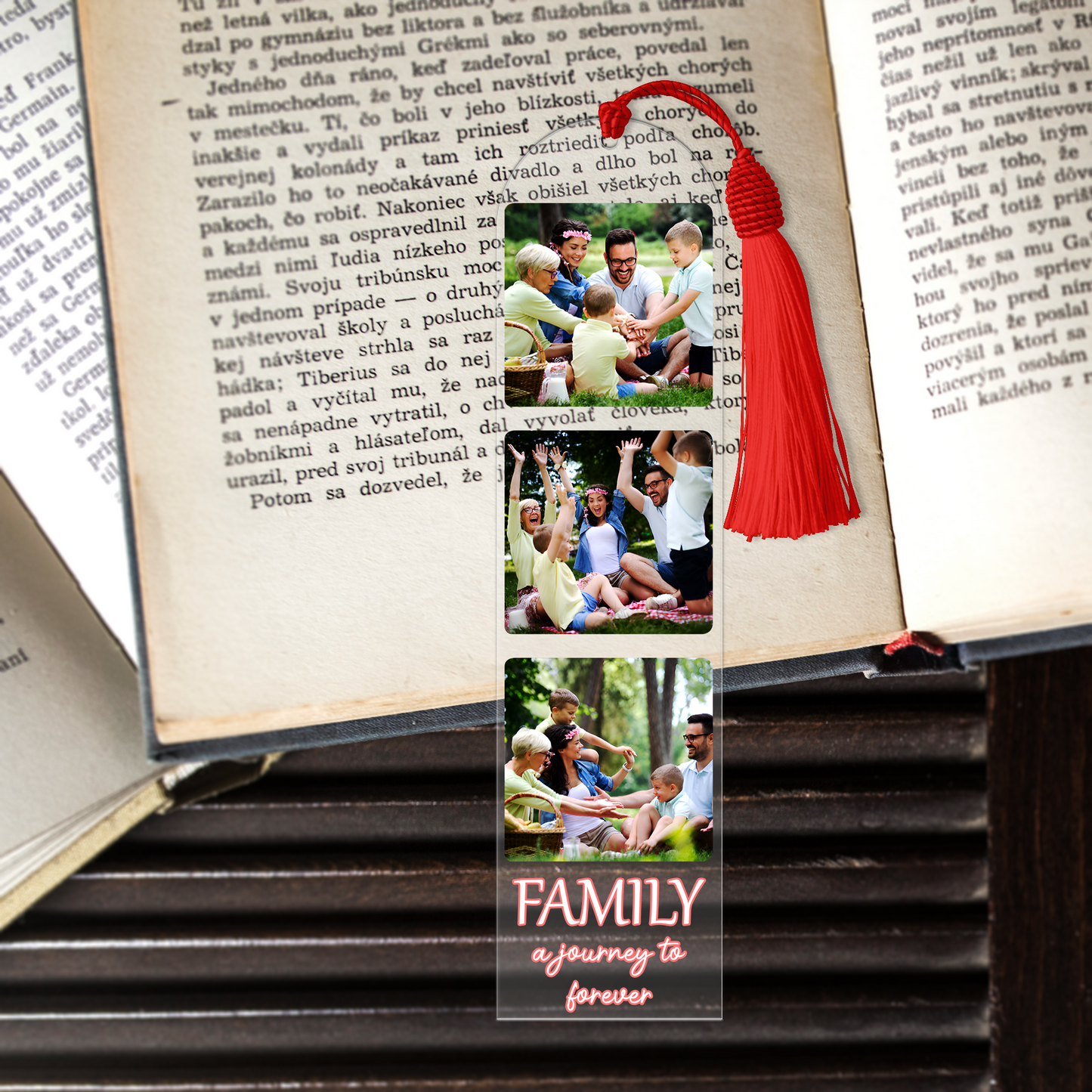 Family Love Photo Bookmark