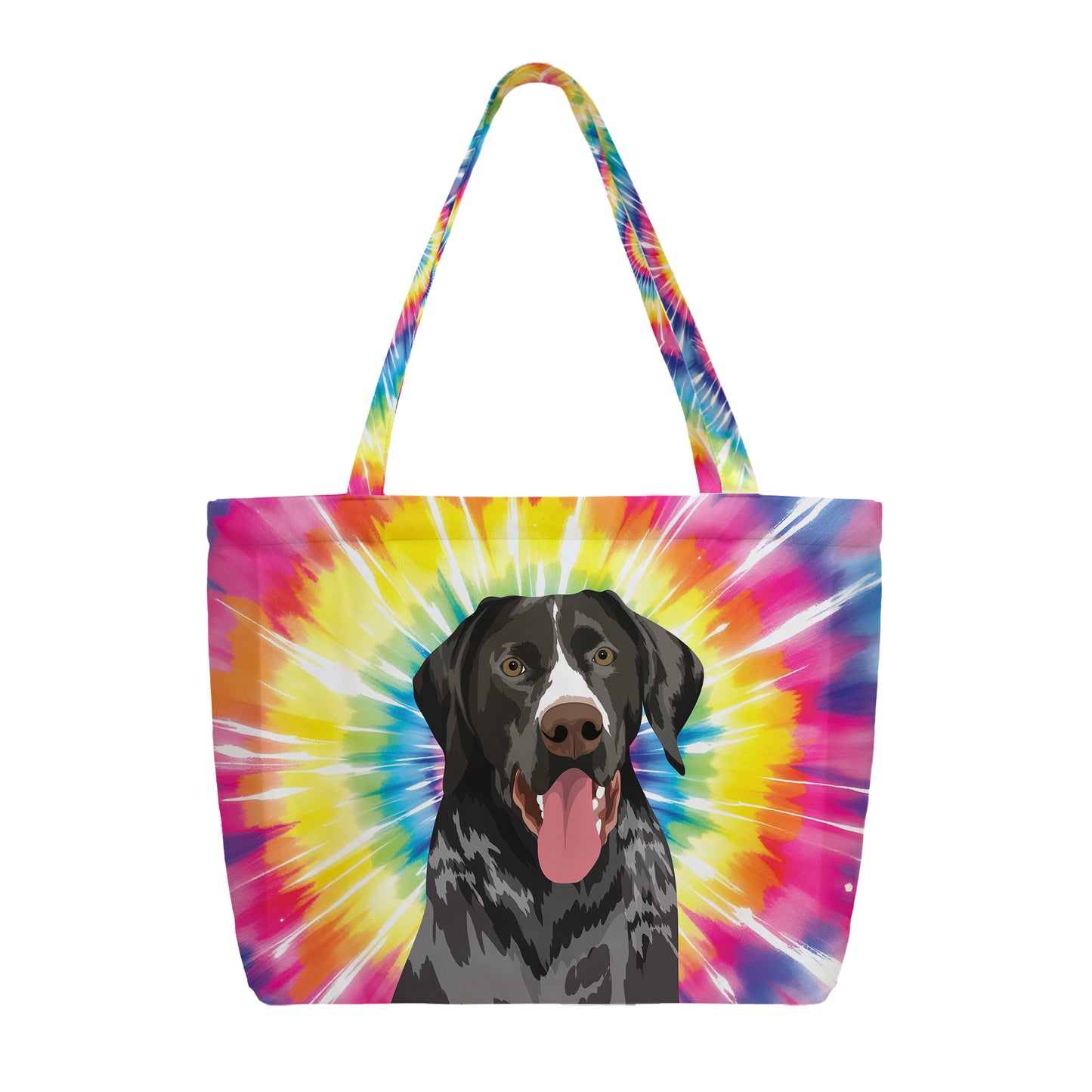 Large Custom Tie-Dye Tote Bag