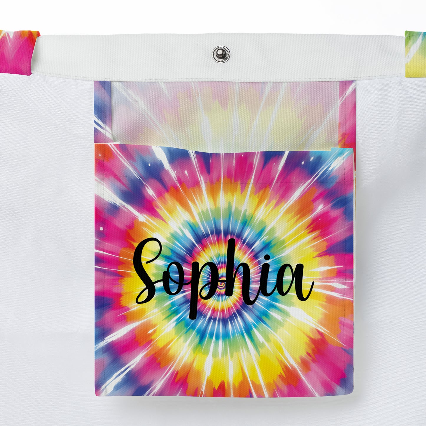 Large Custom Tie-Dye Tote Bag