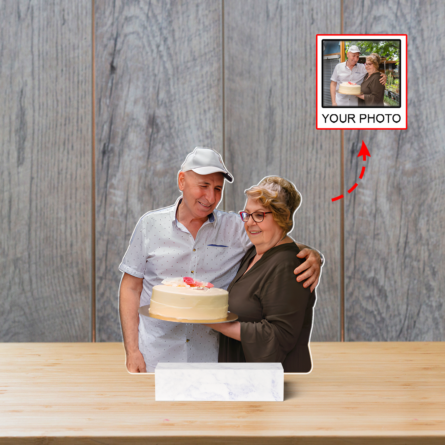 Custom Photo Keepsake Plaque