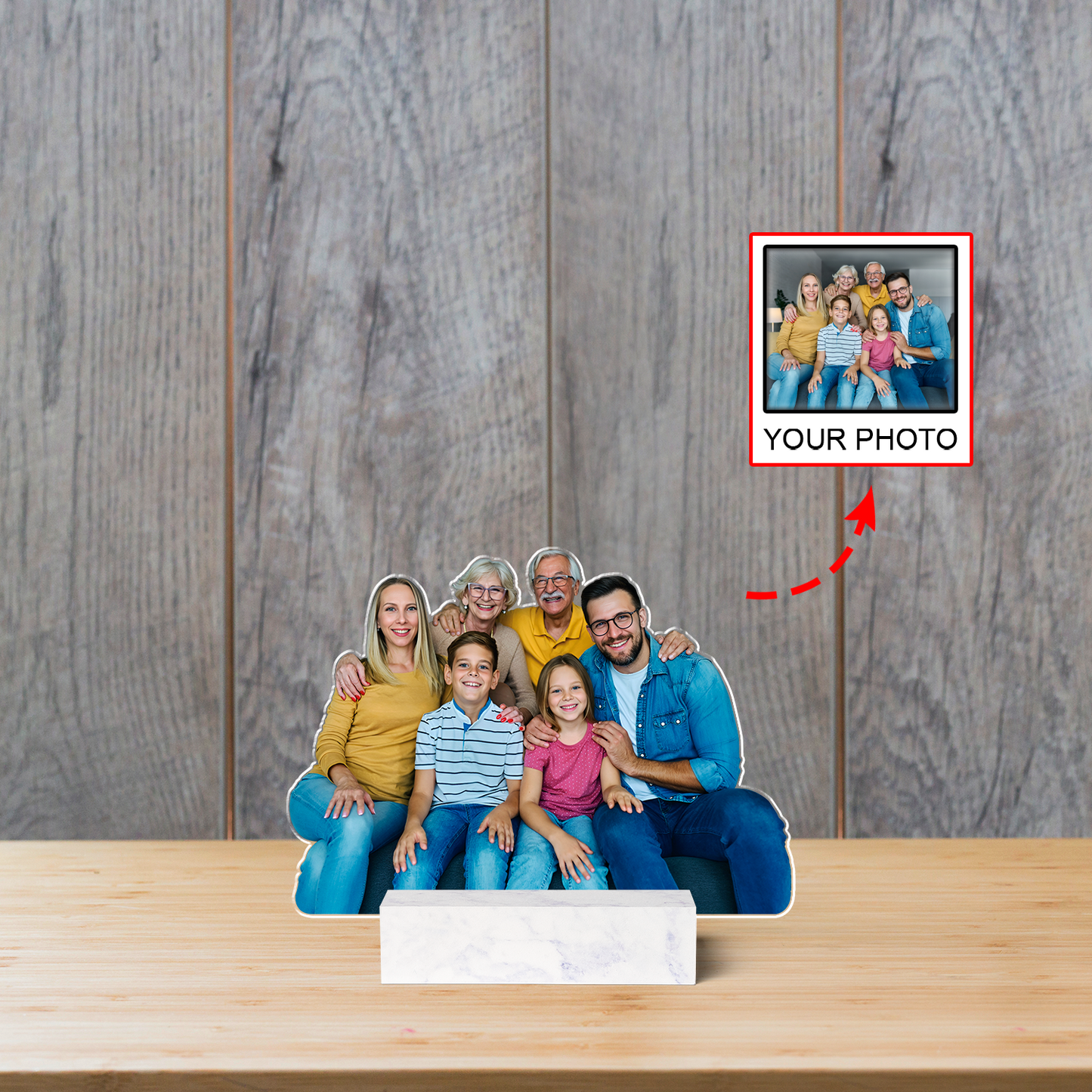 Custom Photo Keepsake Plaque