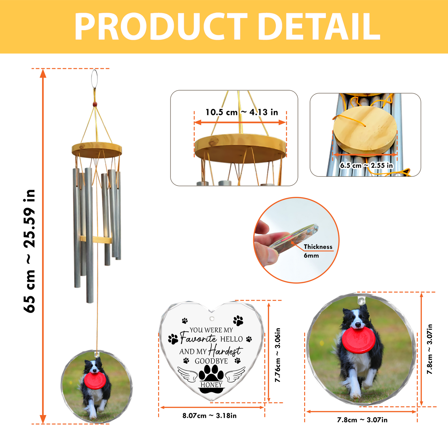 Whispers of Love Memorial Wind Chimes