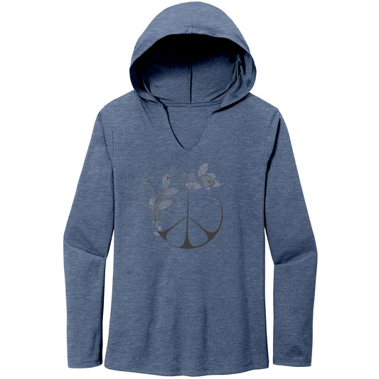 Peace In Nature Women’s Perfect Tri Long Sleeve Hoodie