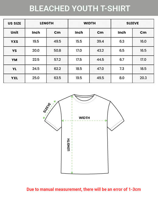 Custom Art Bleached T-shirts