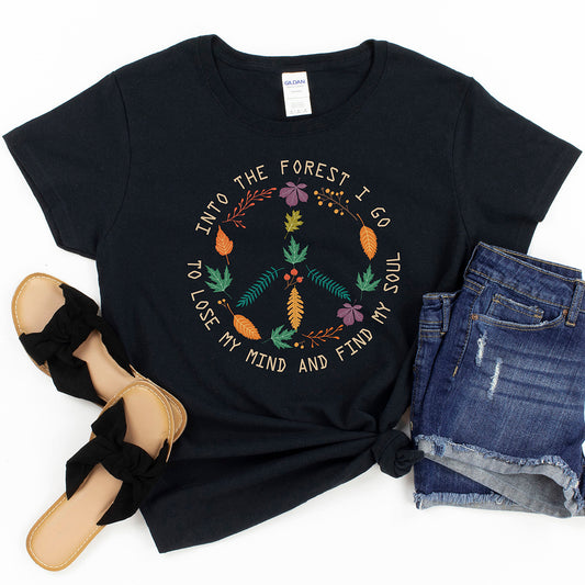 Into The Forest - Autumn Foliage Ladies T-shirts