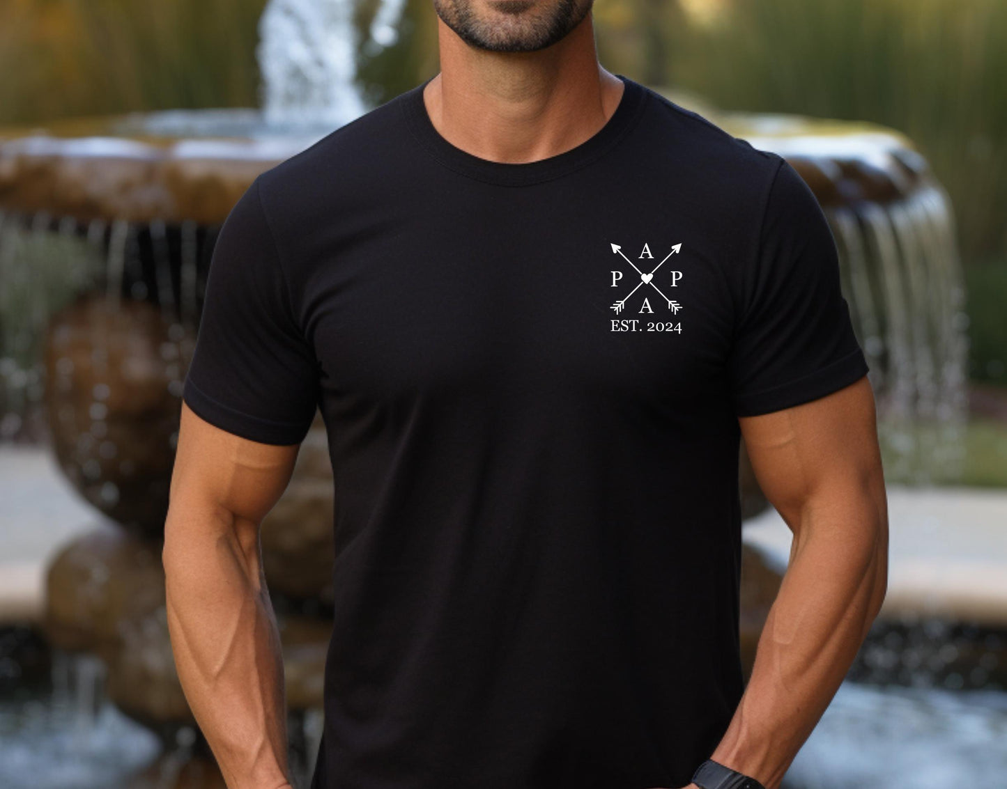 Dad’s Edition Personalized T-Shirt – Custom with Child’s Name & Birth Year, Father’s Day Gift Idea