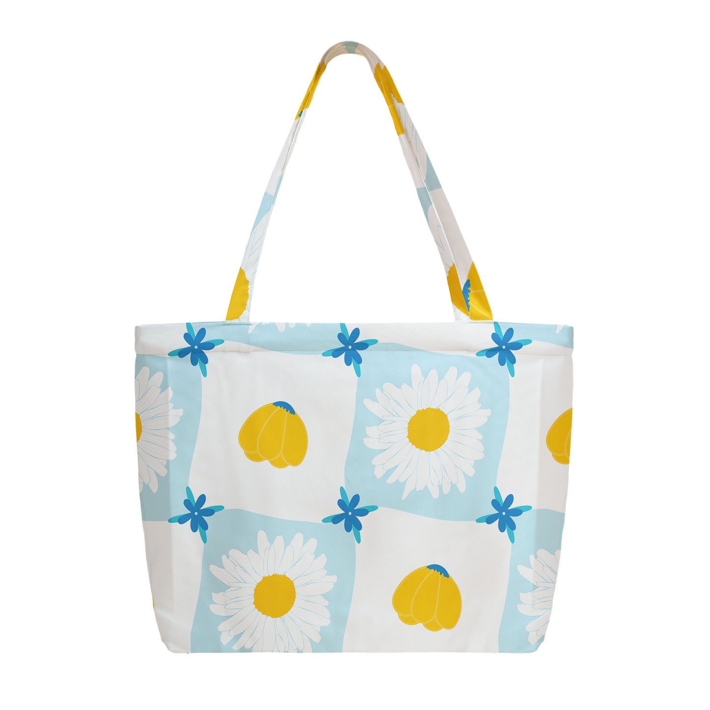 Custom Large Pet Tote Bag with Daisy