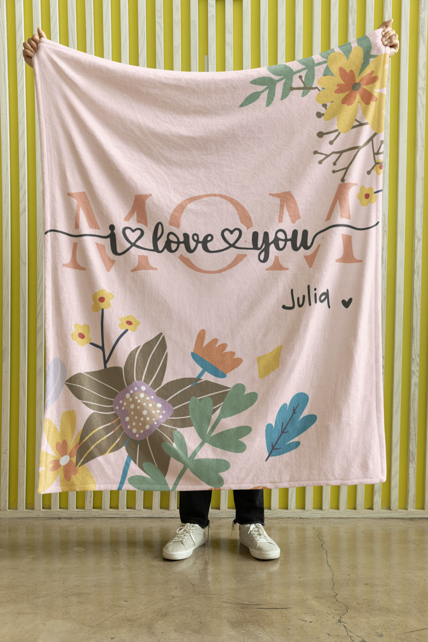 Personalized Blanket For Mom | Mother's Day Gift