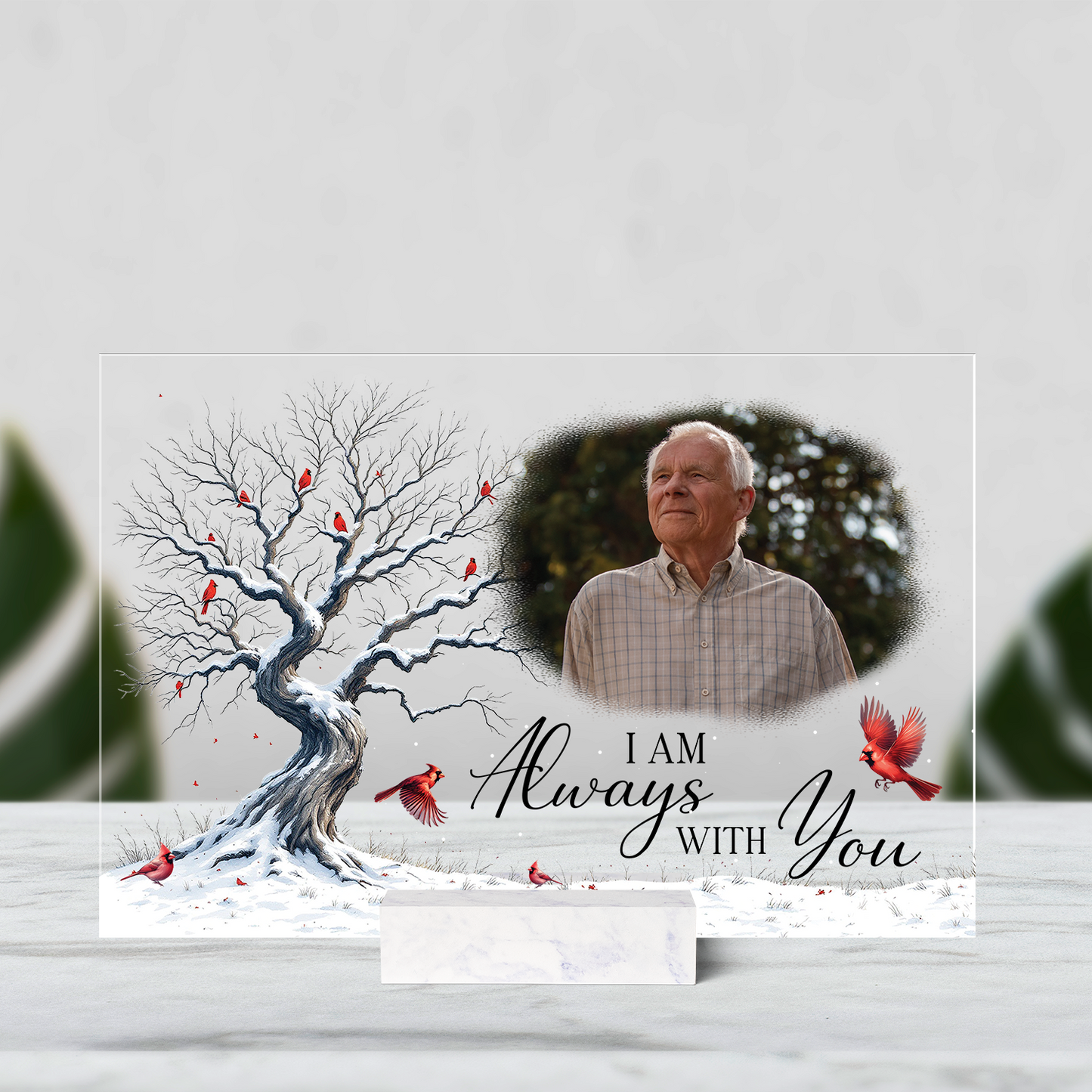 Personalized Remembrance Photo Plaque