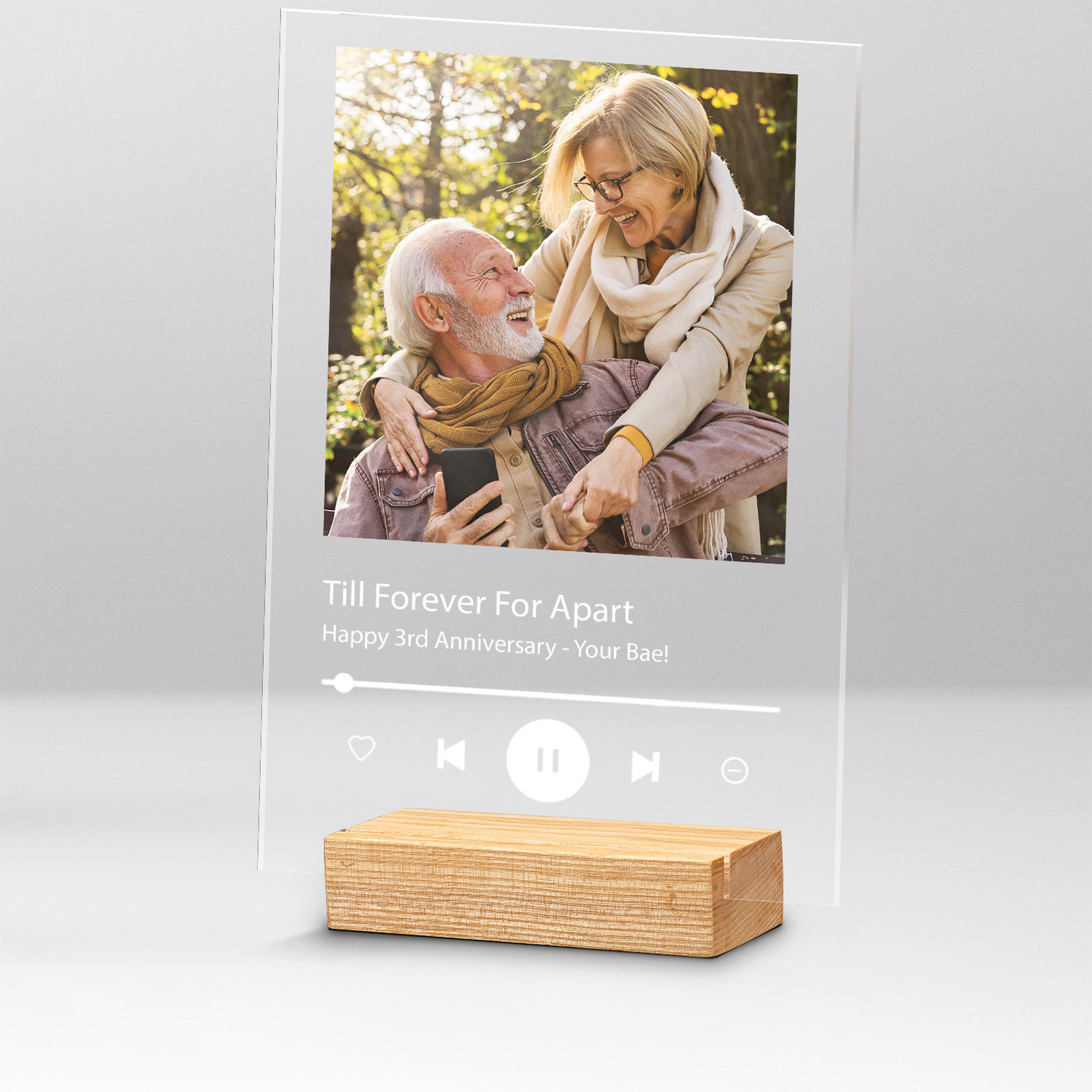 Song Title Custom Photo Plaque