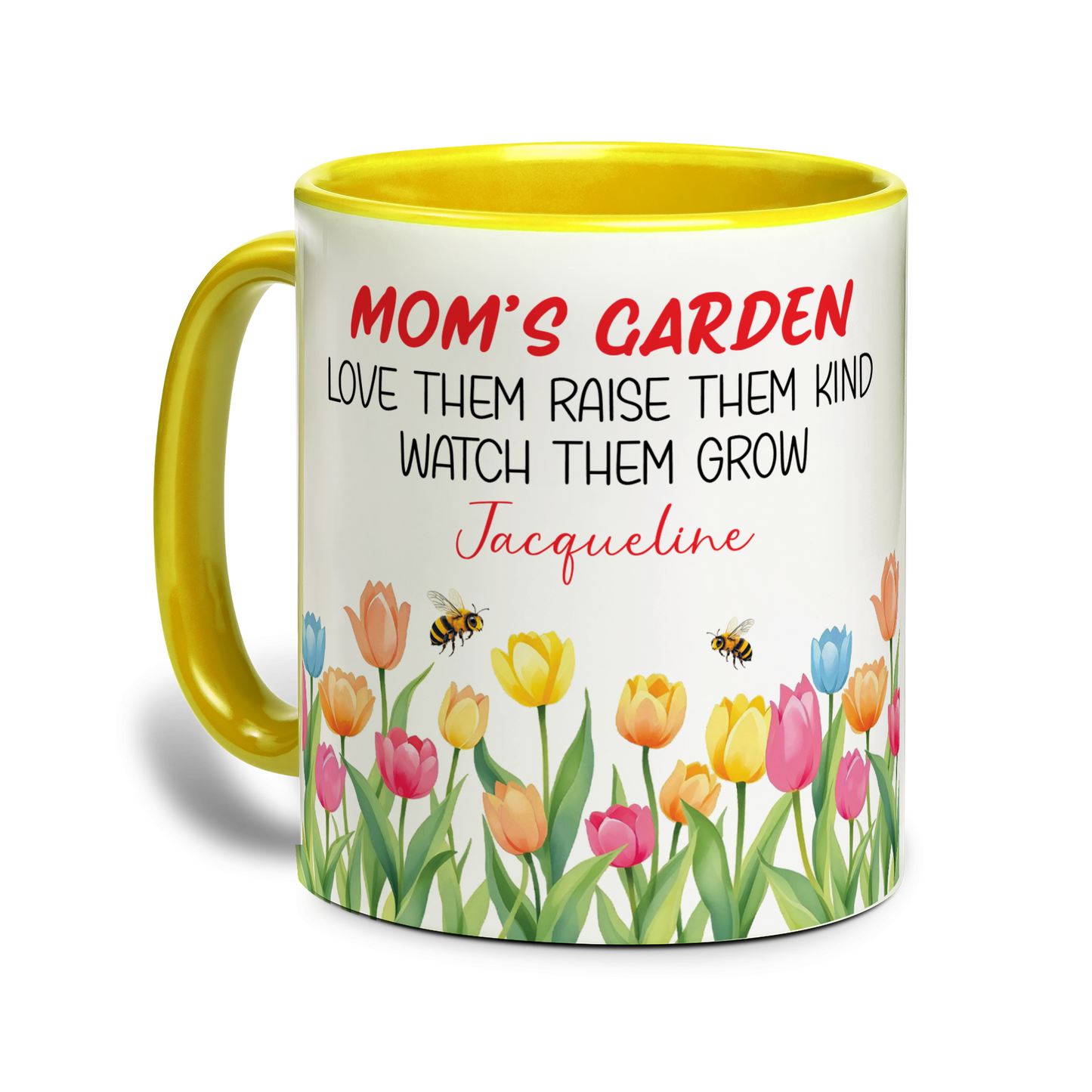 Tulip Floral Mug β Custom Mother's Day Gift