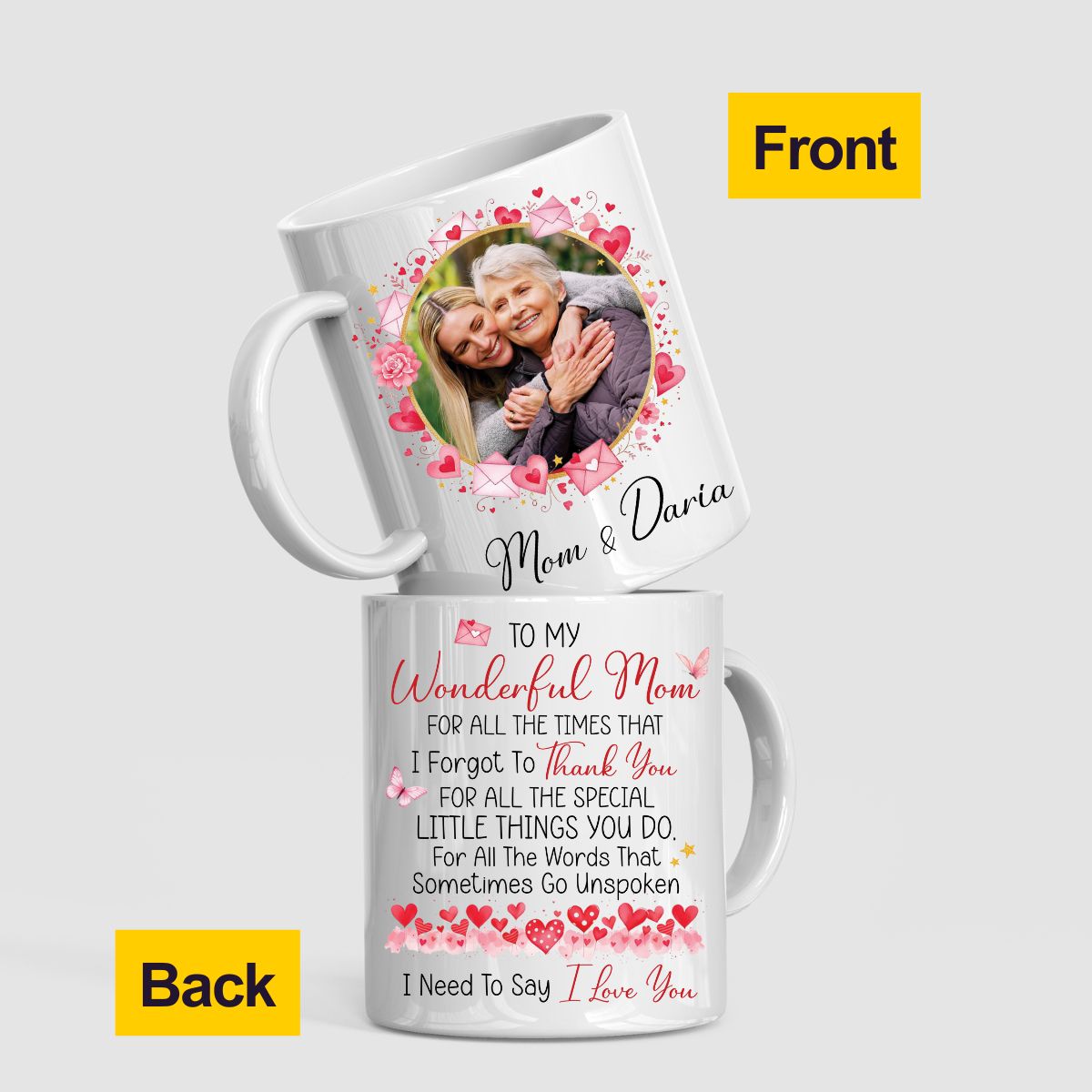 Personalised Mum Photo Mug - Mother's Day Gift