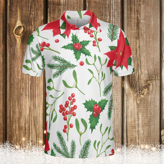 Christmas Cherry Polo Shirt