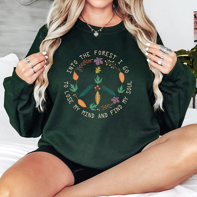 Into The Forest - Autumn Foliage Sweatshirts