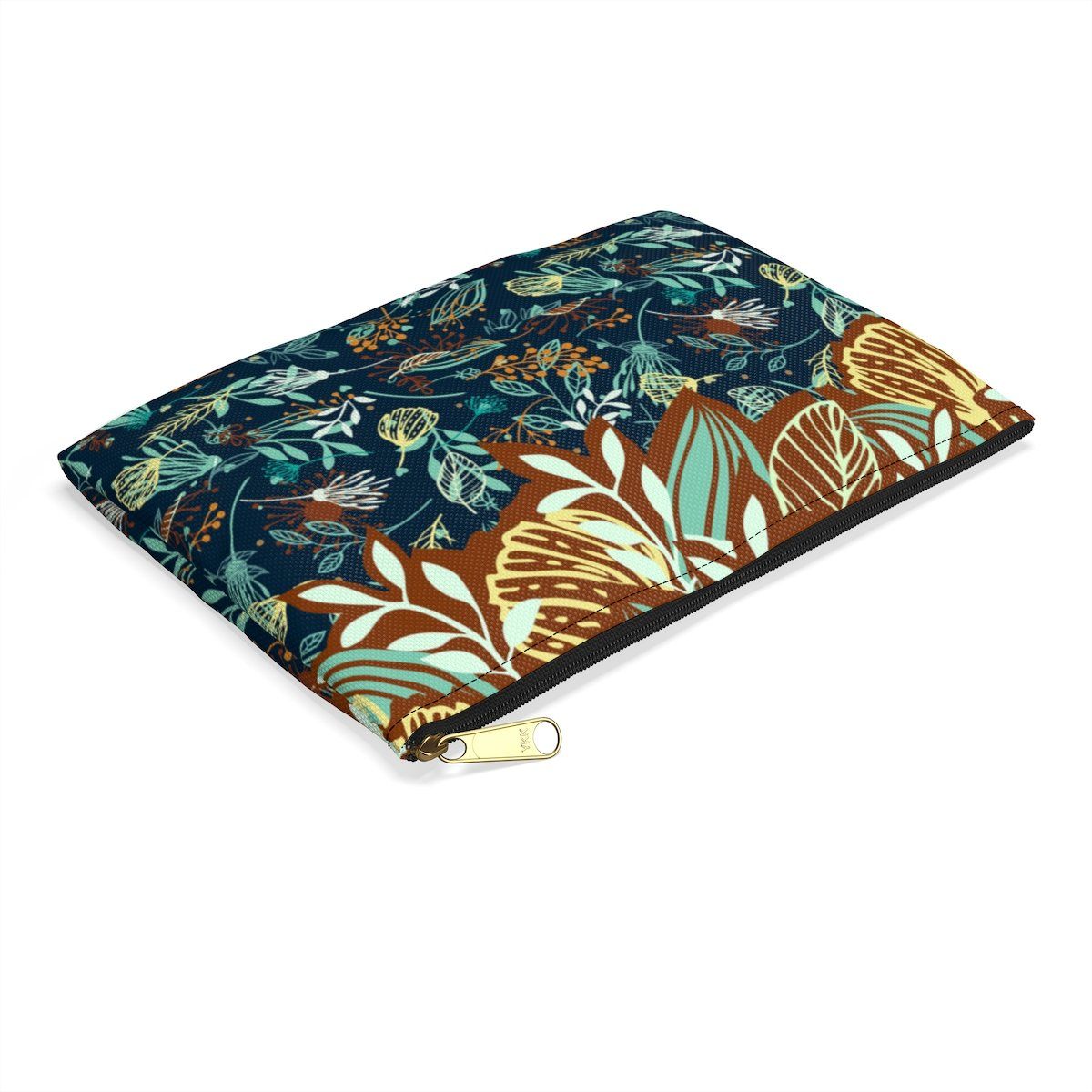 Boho Floral Accessory Pouch Bags Printify