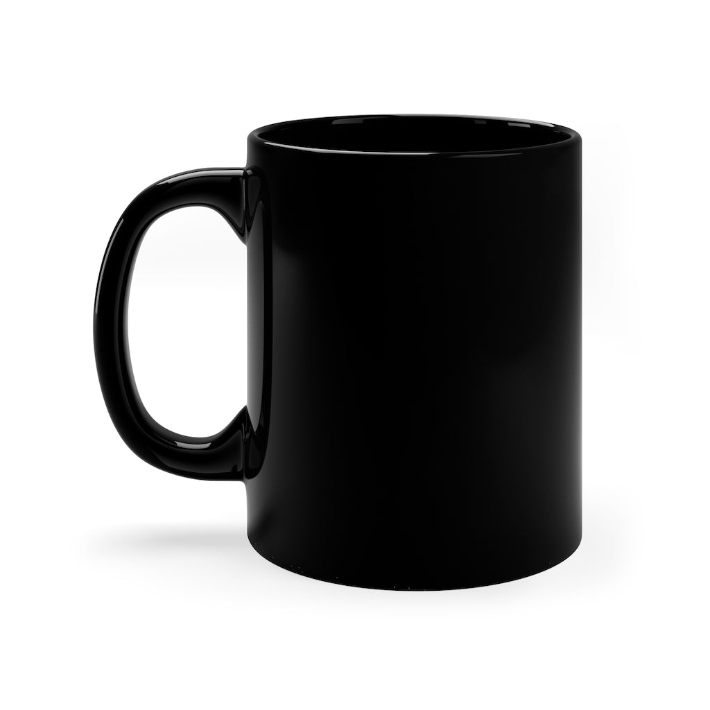 Peace Skeleton- 11oz Black Mug