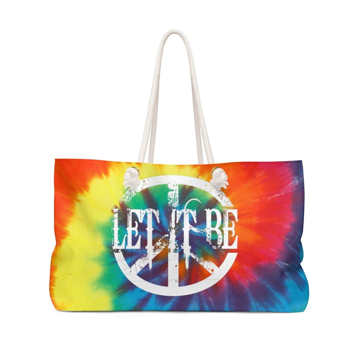 Let It Be Weekender Bag Bags Printify