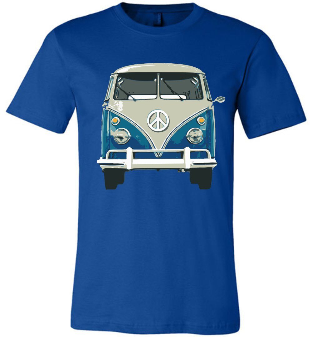 Hippie Van T-shirts Heyjude Shoppe Unisex T-Shirt True Royal XS