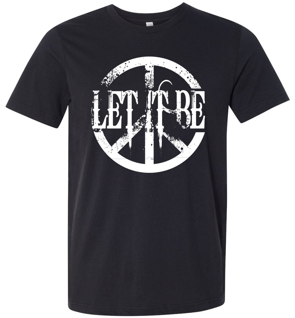 Peace And Love T-shirts Heyjude Shoppe Unisex T-Shirt Vintage Black XS