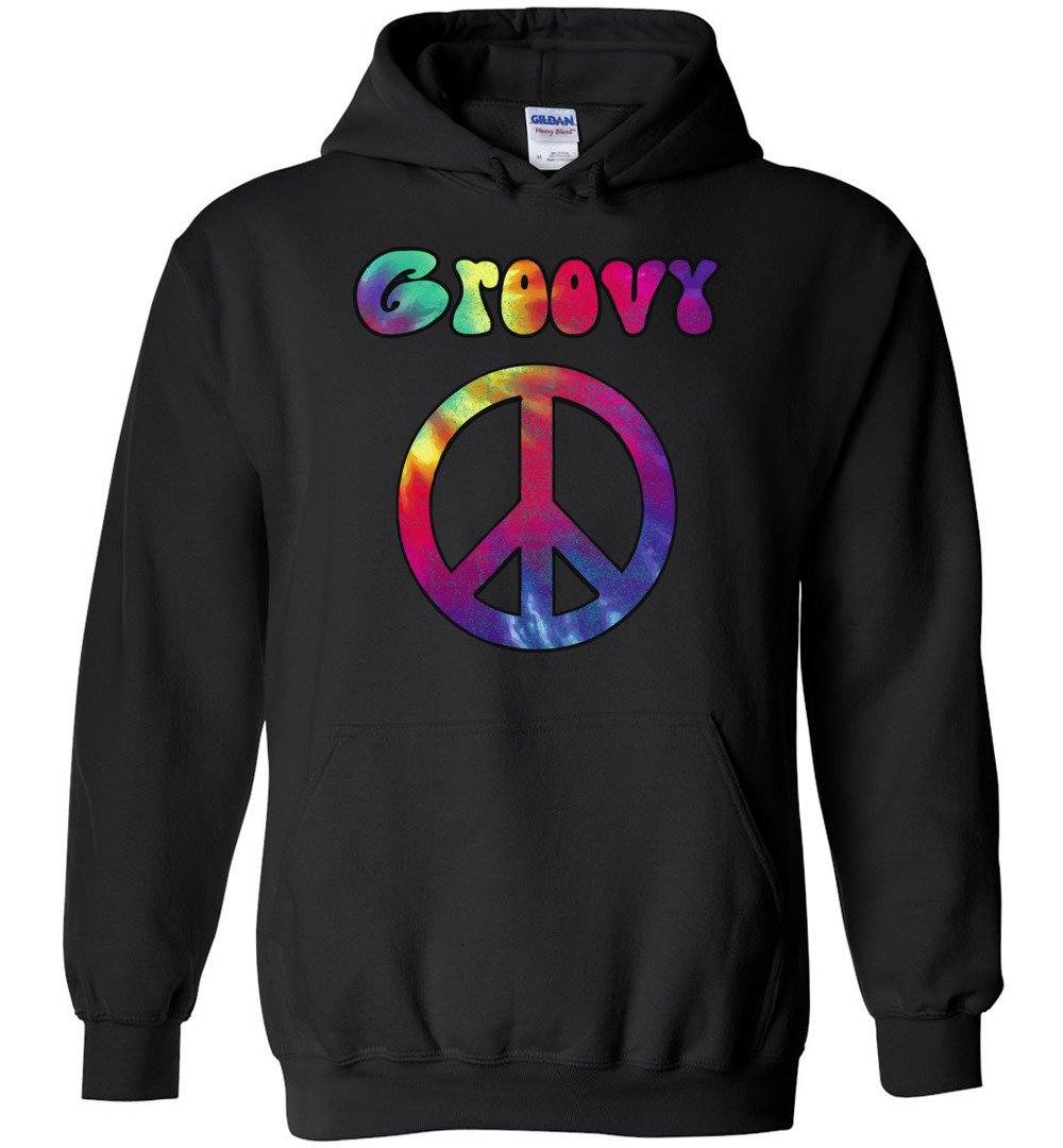 GROOVY HEAVY BLEND HOODIE Heyjude Shoppe Black S