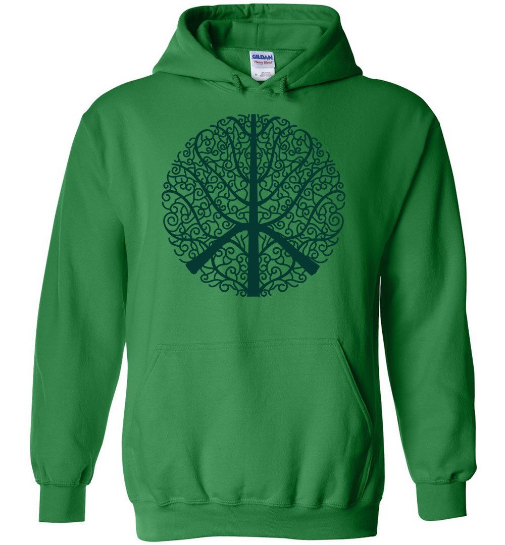 PEACE - NATURE HEAVY BLEND HOODIE Heyjude Shoppe Irish Green S