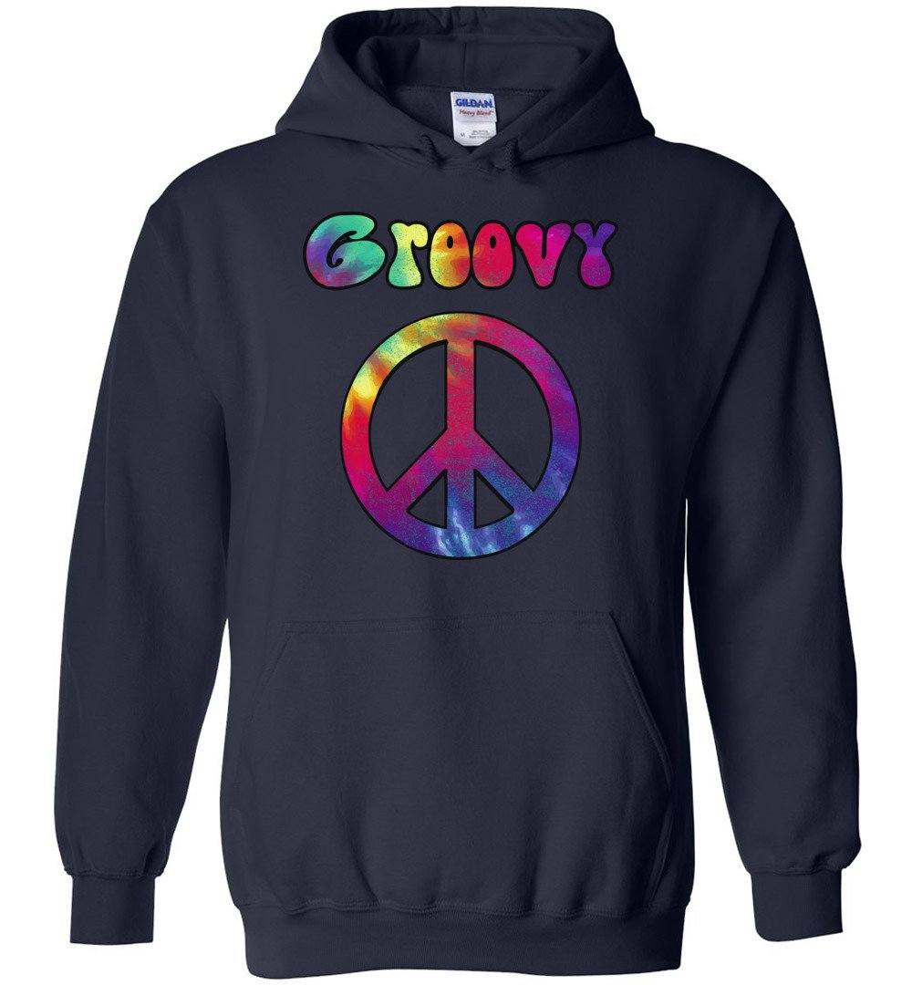 GROOVY HEAVY BLEND HOODIE Heyjude Shoppe Navy S