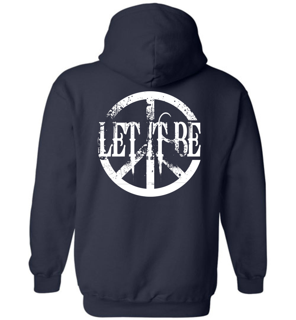 Let It Be - Heavy Blend Hoodie - Back Printed