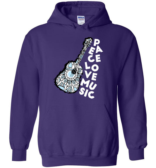 Peace Love Music  Youth Hoodie