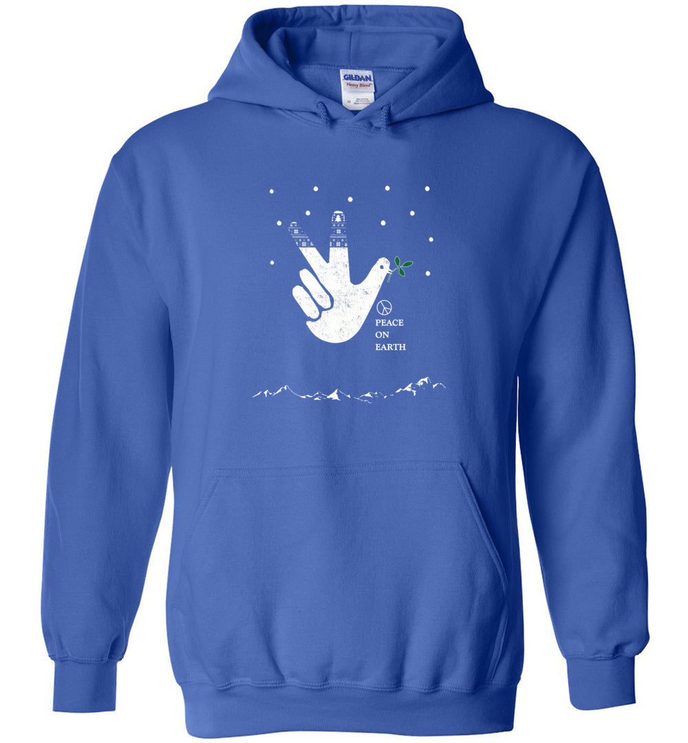 Peace On Earth- Heavy Blend Hoodie