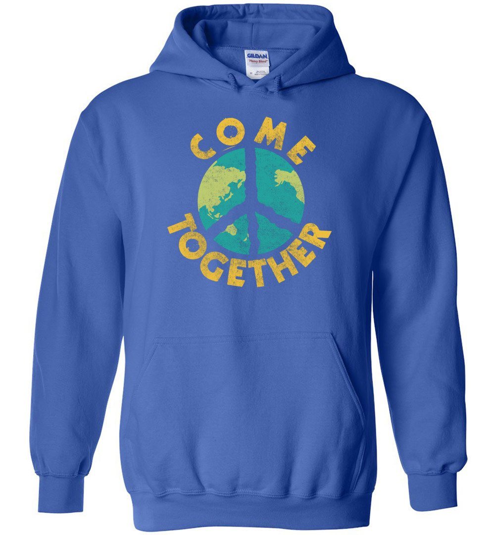 COME TOGETHER HEAVY BLEND HOODIE Heyjude Shoppe Royal Blue S