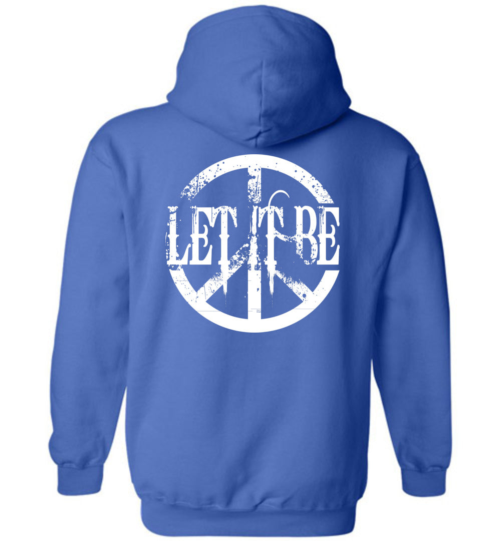 Let It Be - Heavy Blend Hoodie - Back Printed