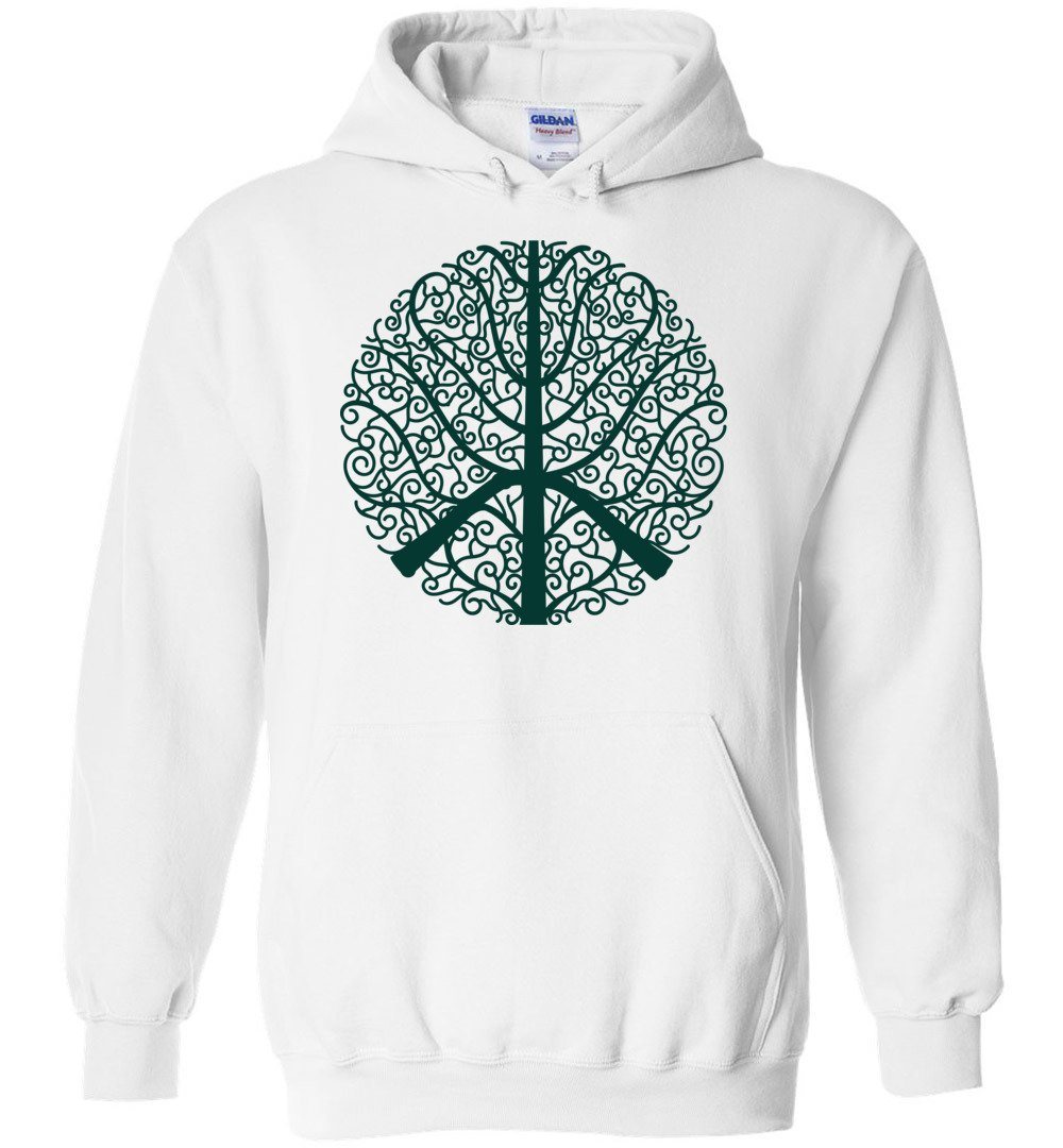 PEACE - NATURE HEAVY BLEND HOODIE Heyjude Shoppe White S