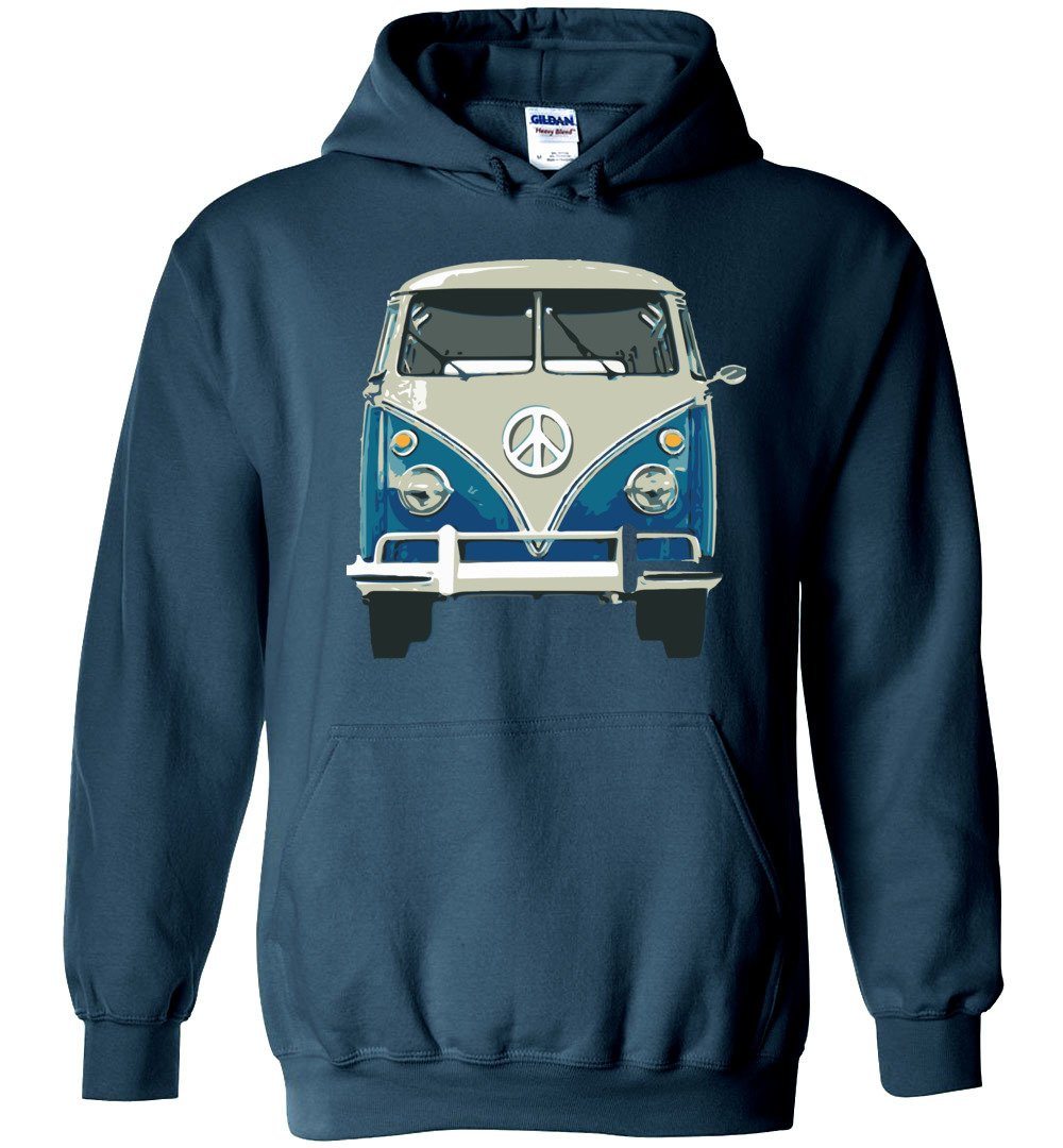 HIPPIE VAN HEAVY BLEND HOODIE Heyjude Shoppe Legion Blue S