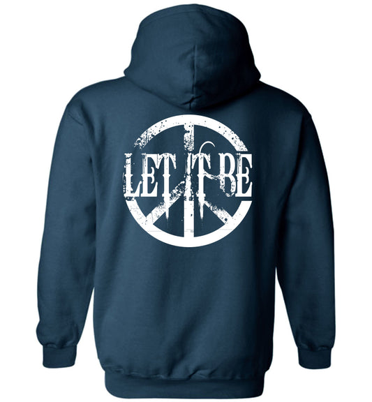 Let It Be - Heavy Blend Hoodie - Back Printed