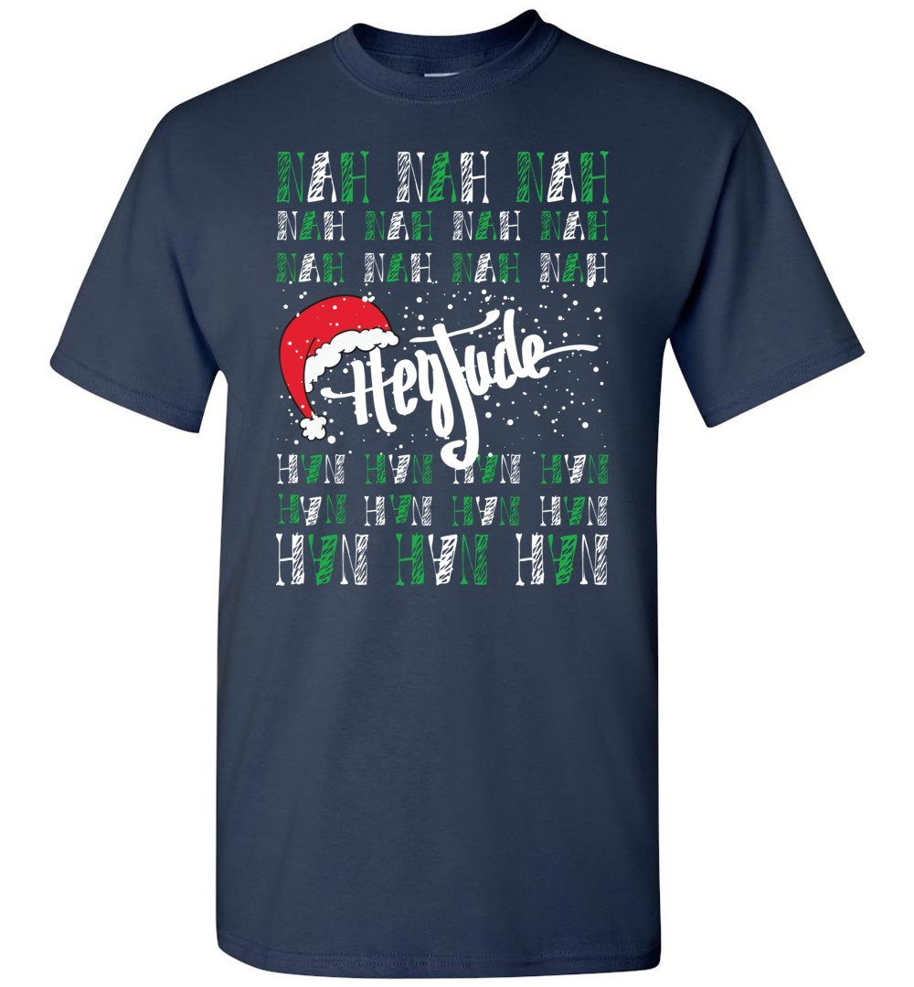 Hey Jude Christmas Heyjude Shoppe Unisex T-Shirt Navy S
