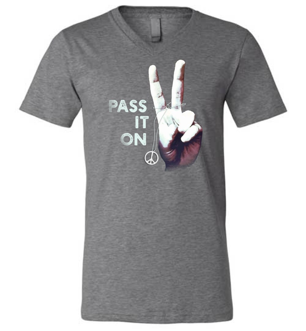 Pass it on Unisex V-Neck
