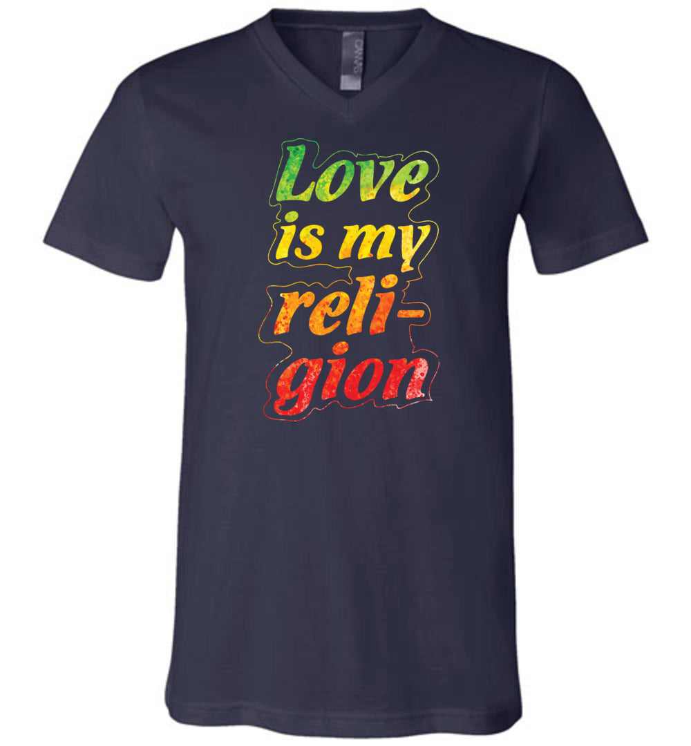Love is my Religion Unisex V-Neck