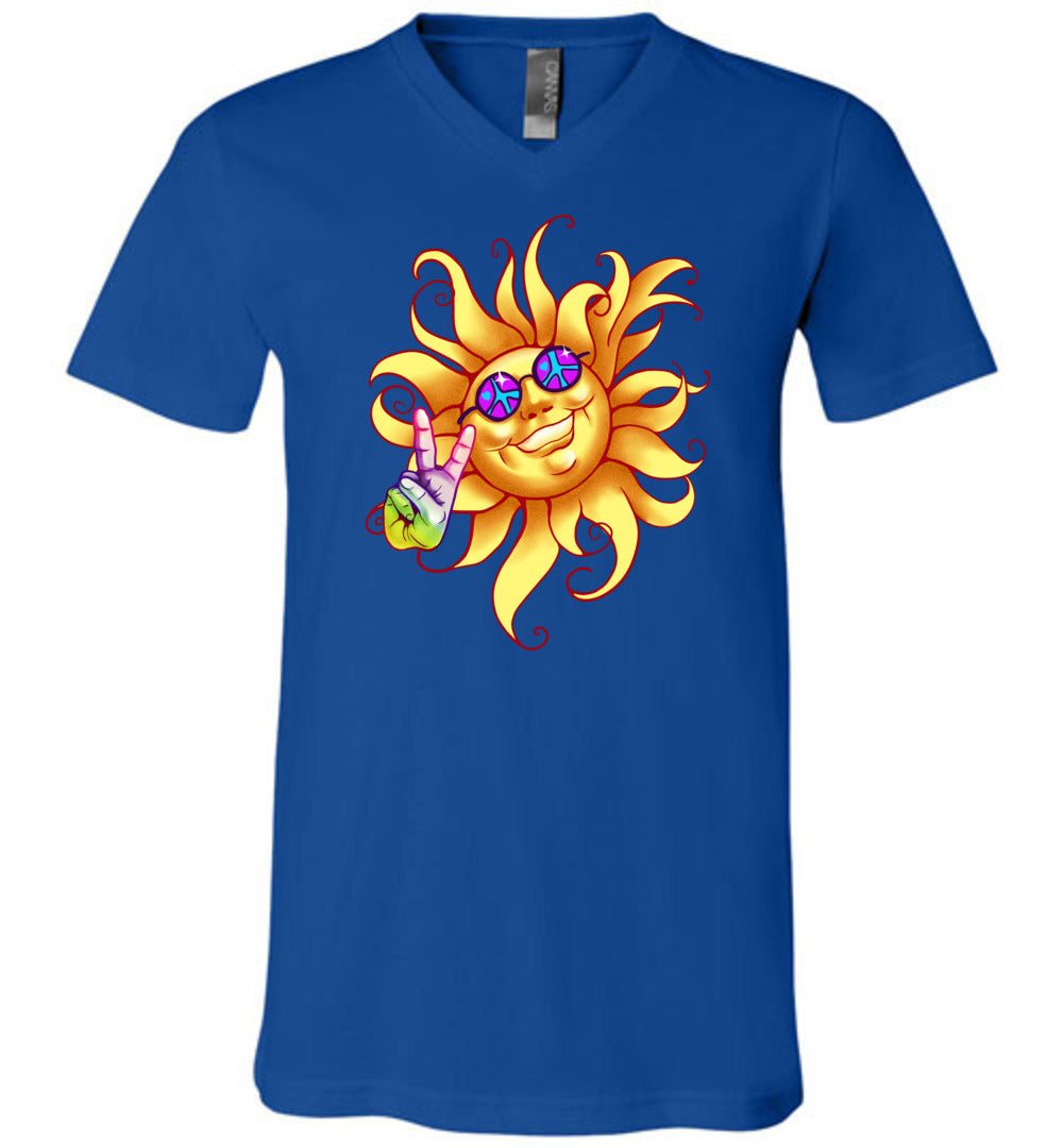 Sun Peace Out Unisex V-Neck