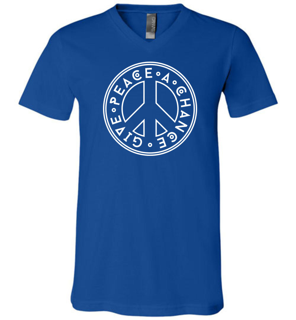 Give peace a chance Unisex V-Neck
