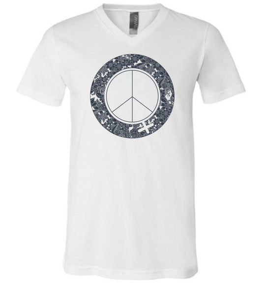Peace Day Unisex V-Neck